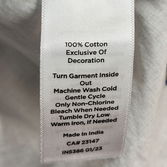 Talbots Women's  Botanical Foulard Embroidered Popover Top - LP - Picture 7 of 7